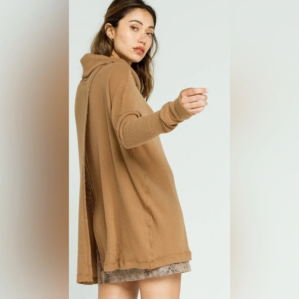 NWT Free People Juicy Long Sleeve Knit Thermal